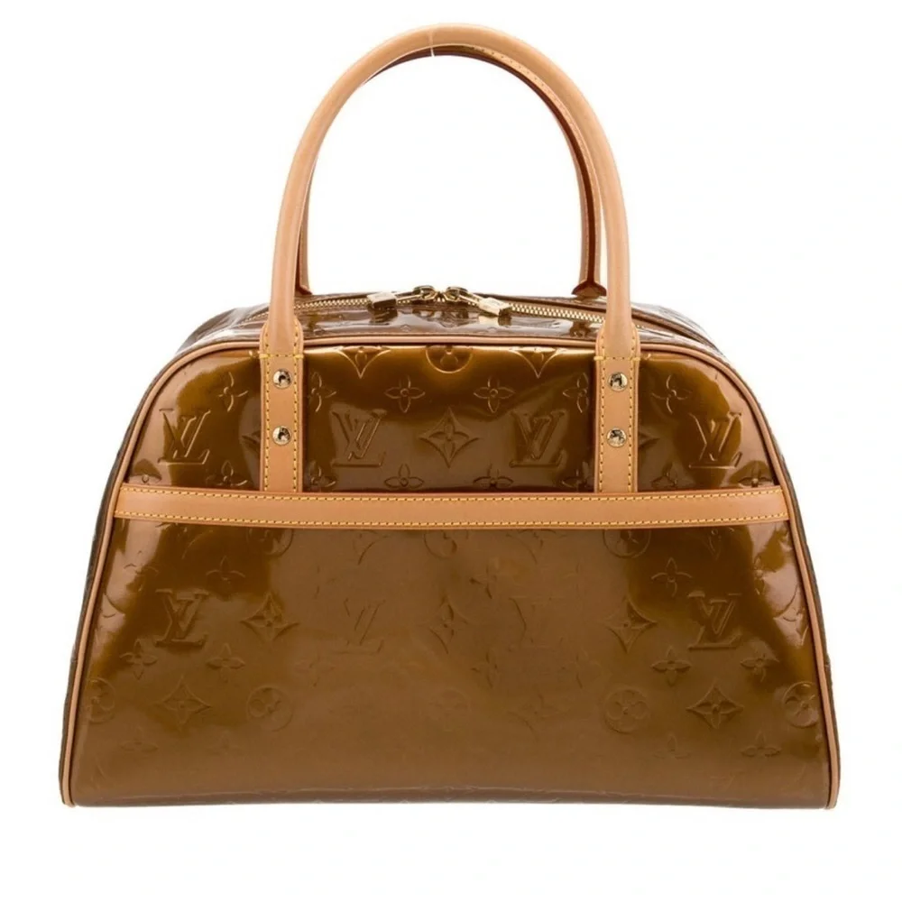 Louis Vuitton Thompson Square Monogram Vernis patent leather large VINTAGE bag